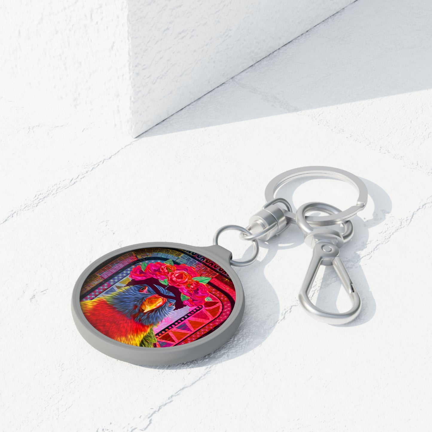 Frida the Lorikeet Keychain