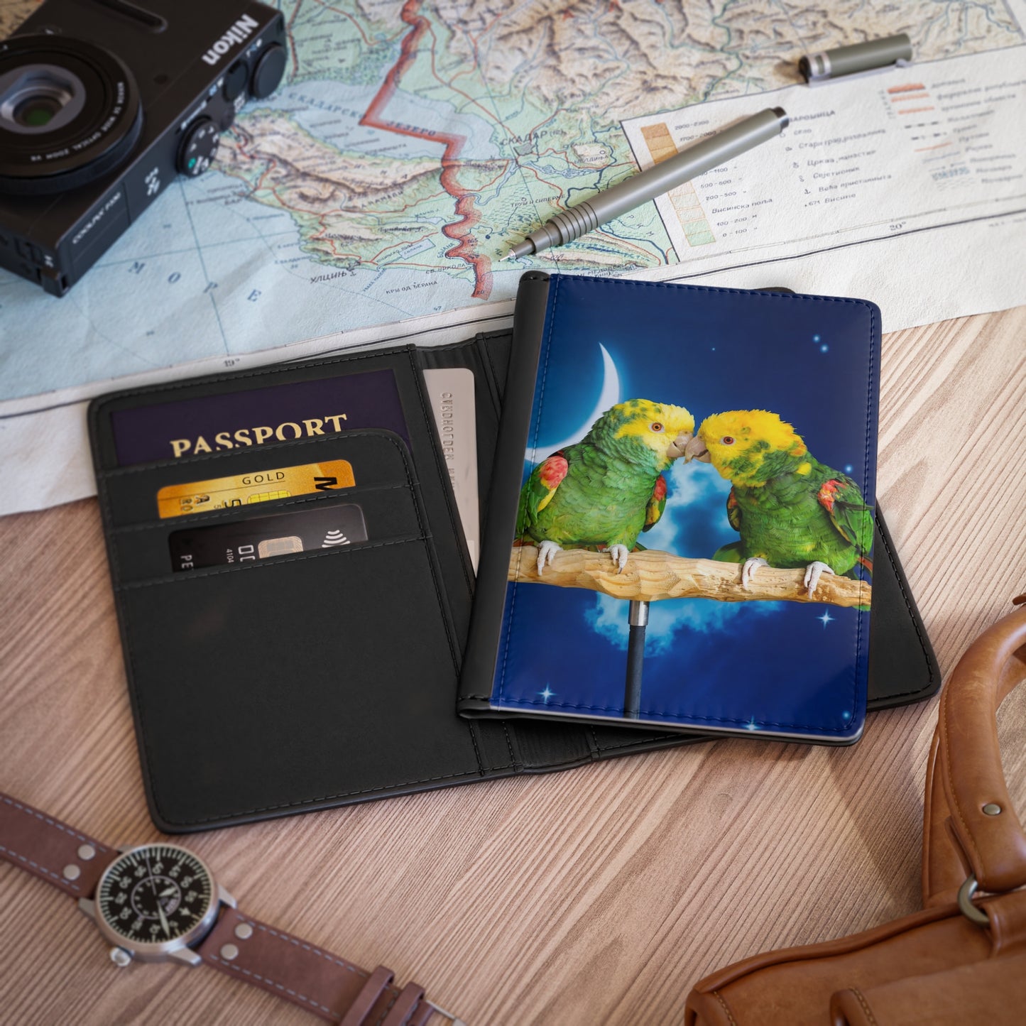 Amazon Parrot Passport Cover