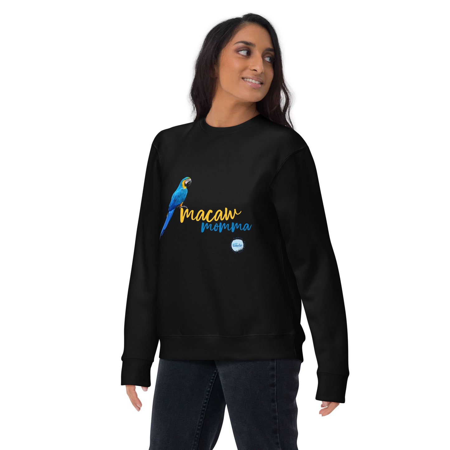 Macaw Momma Unisex Premium Sweatshirt