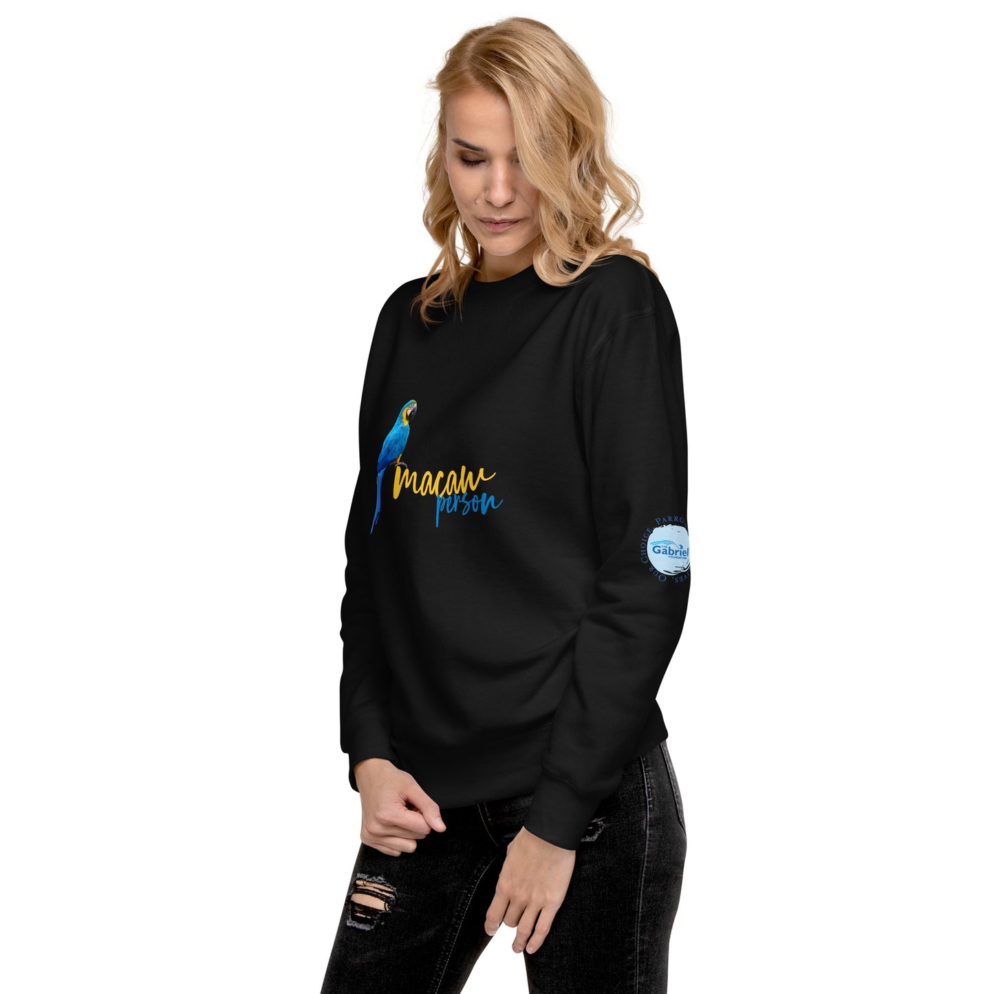 Macaw Person - Unisex Premium Sweatshirt