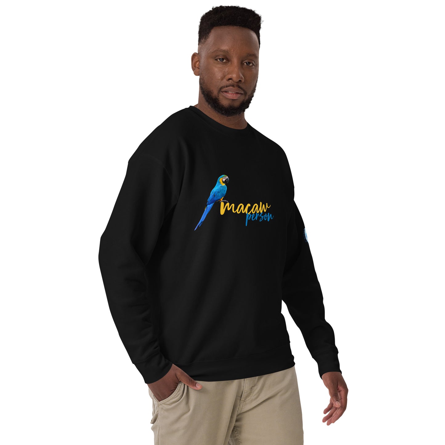 Macaw Person - Unisex Premium Sweatshirt