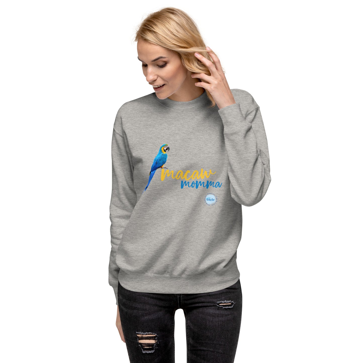Macaw Momma Unisex Premium Sweatshirt