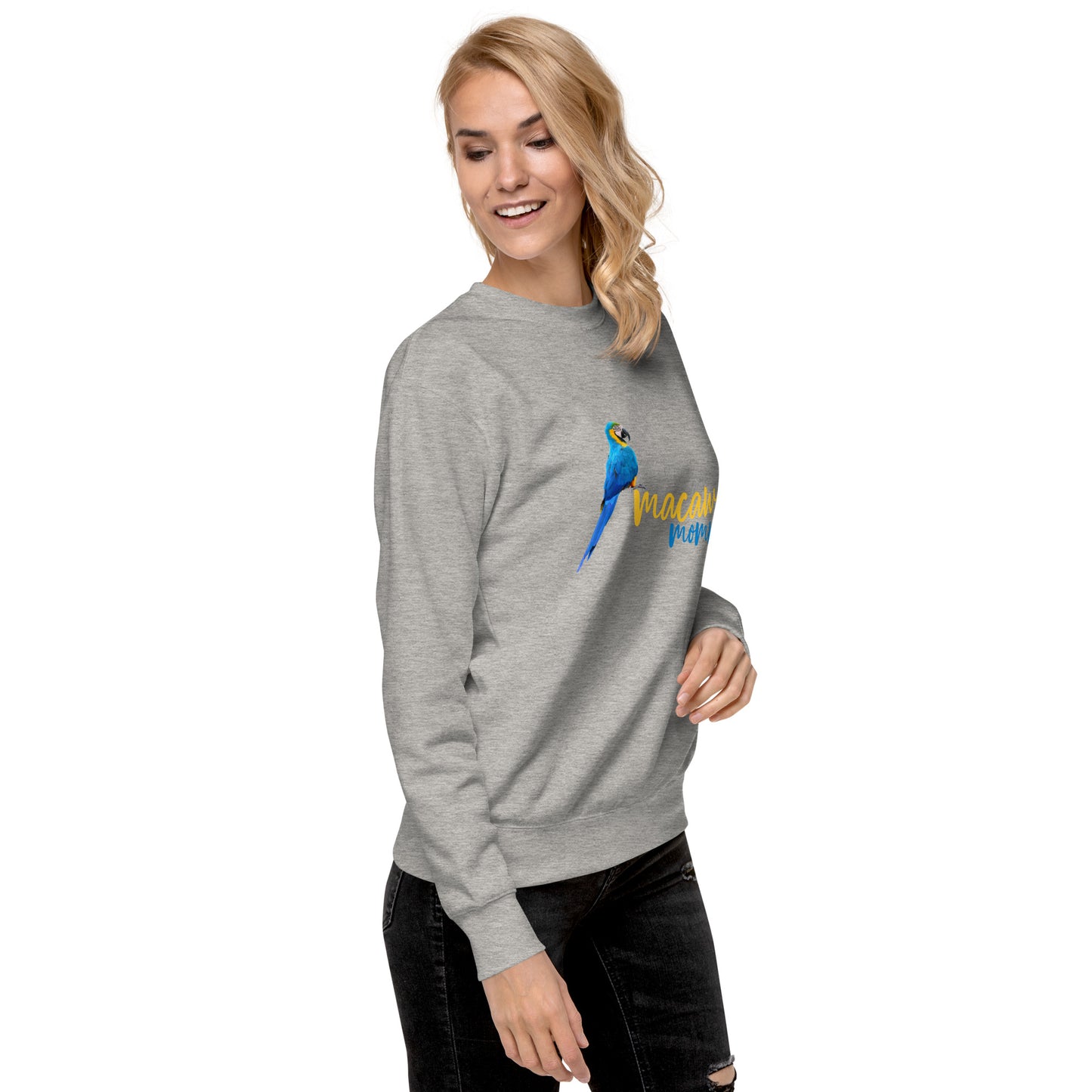 Macaw Momma Unisex Premium Sweatshirt