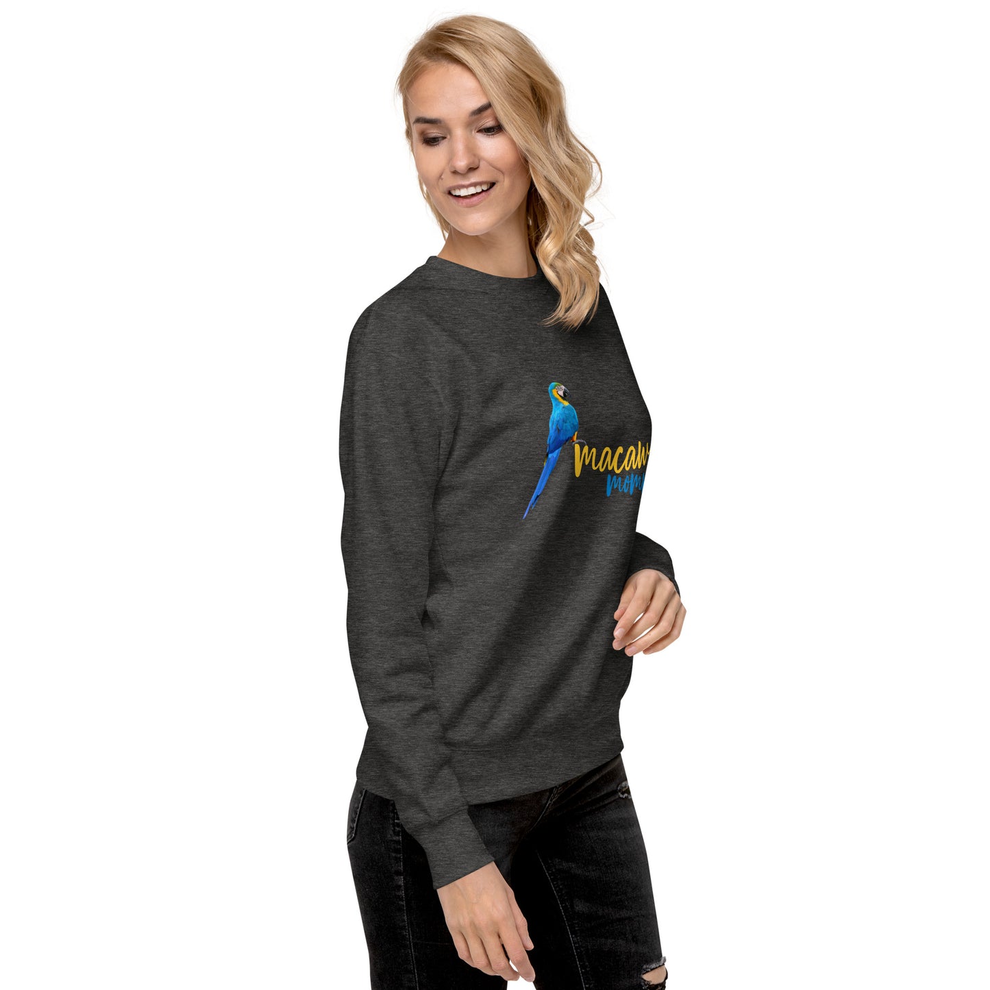 Macaw Momma Unisex Premium Sweatshirt