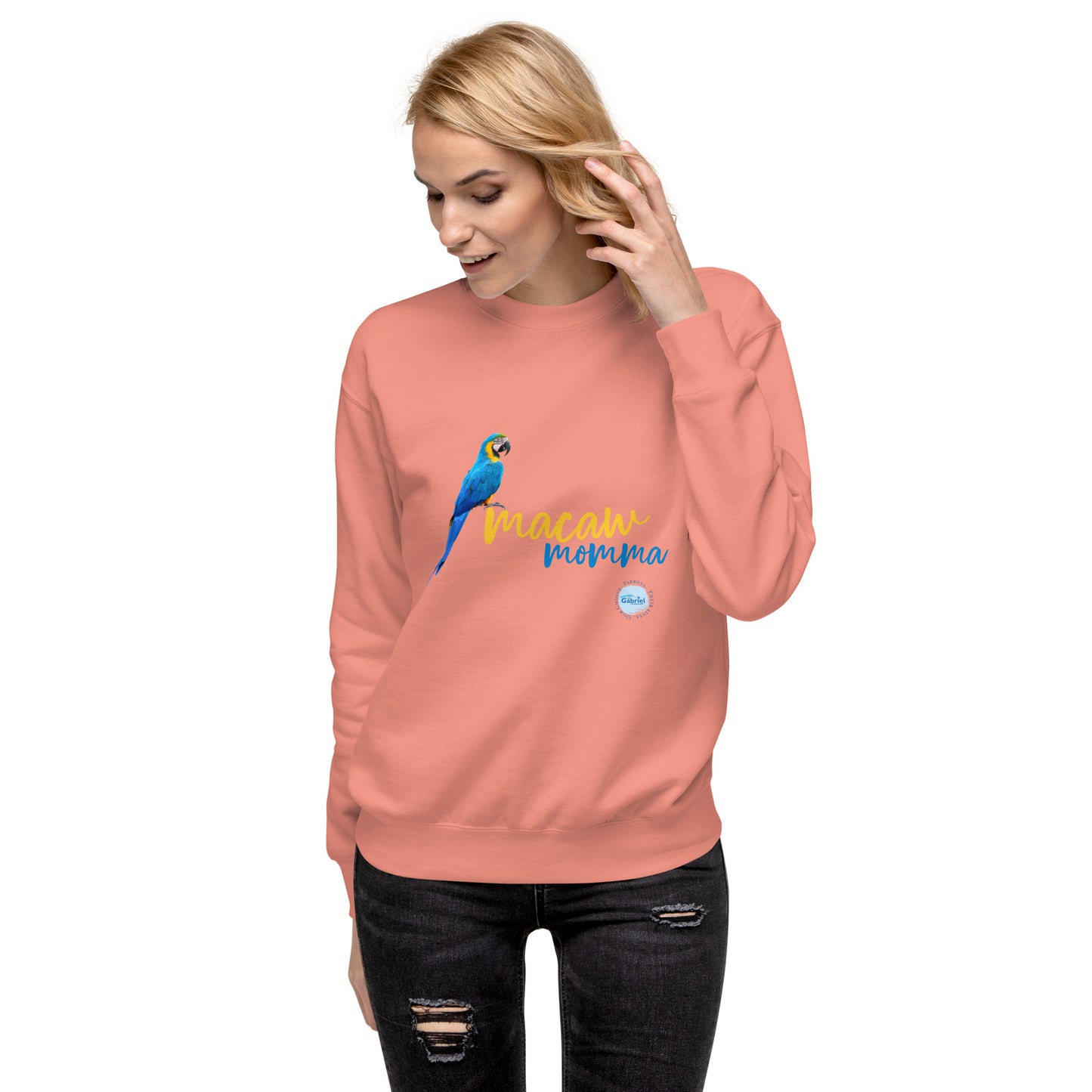 Macaw Momma Unisex Premium Sweatshirt