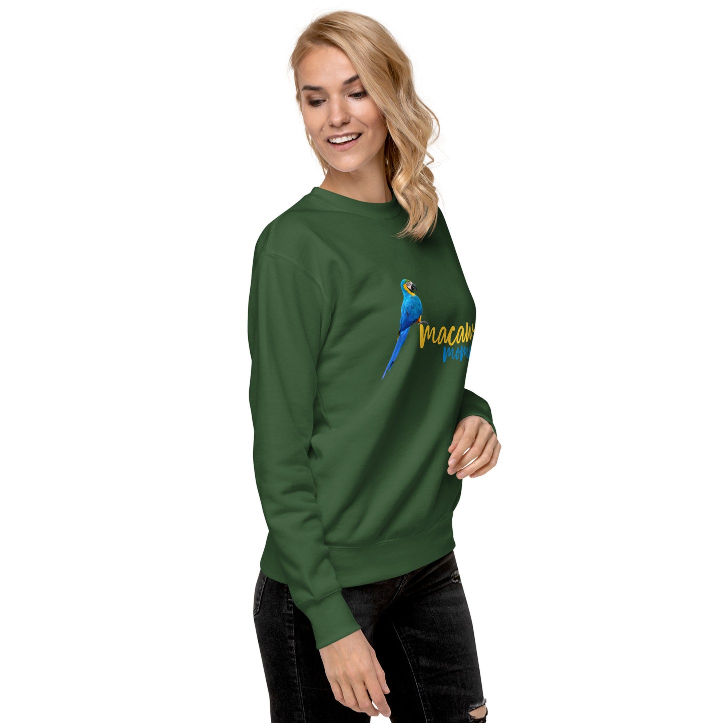 Macaw Momma Unisex Premium Sweatshirt