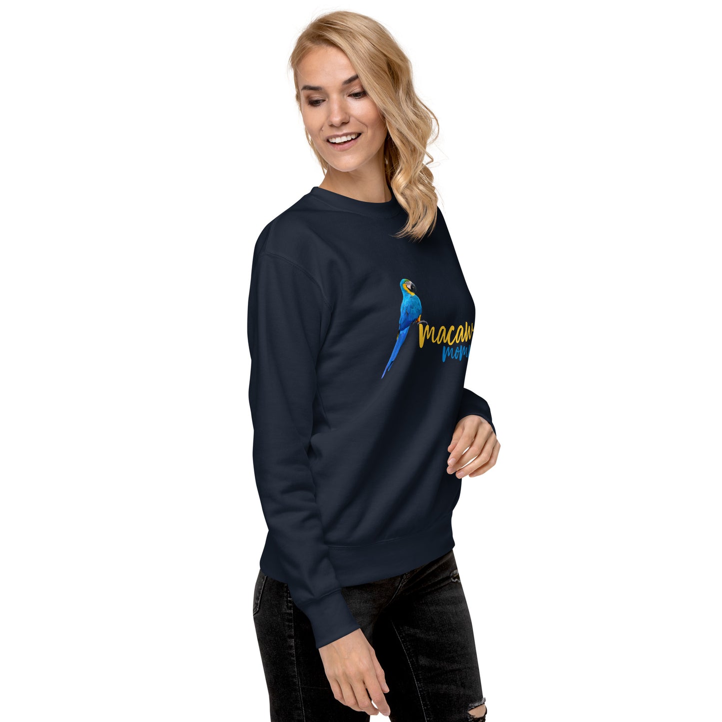 Macaw Momma Unisex Premium Sweatshirt