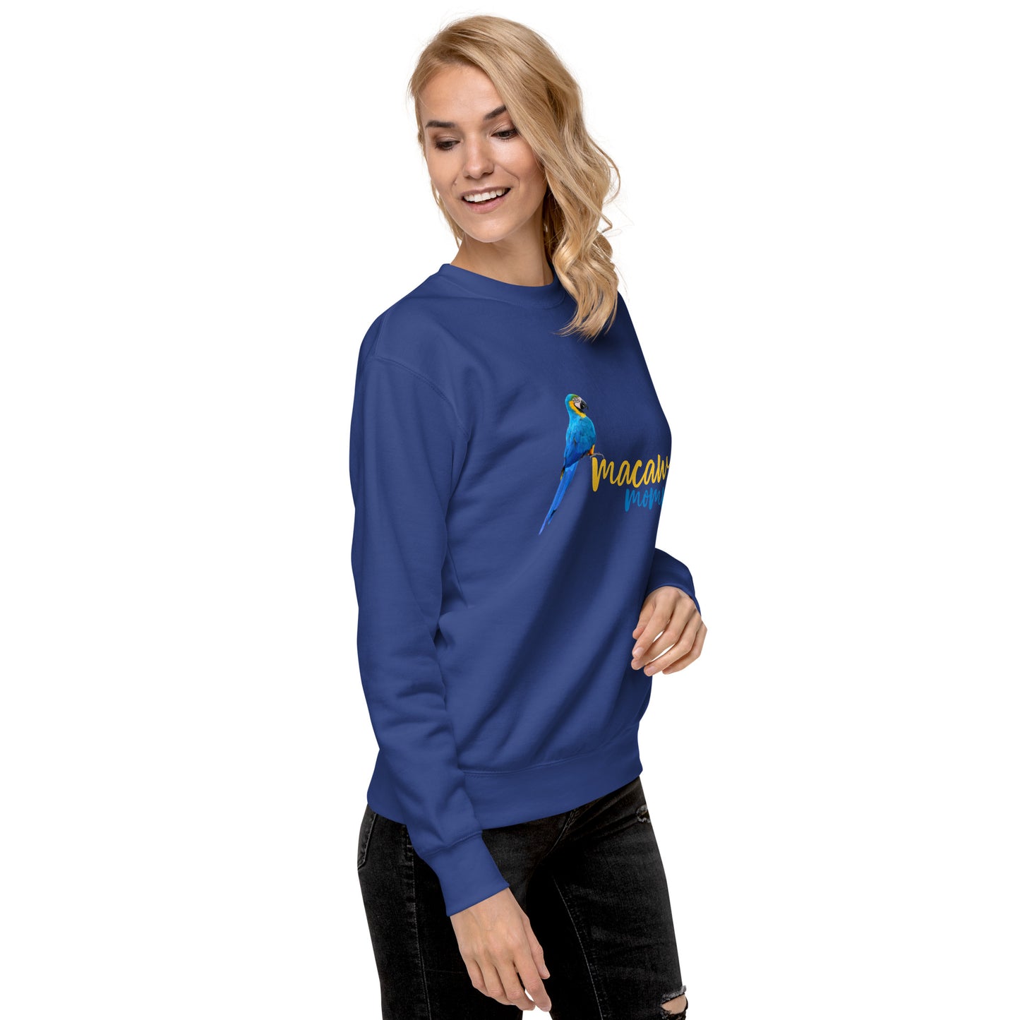 Macaw Momma Unisex Premium Sweatshirt