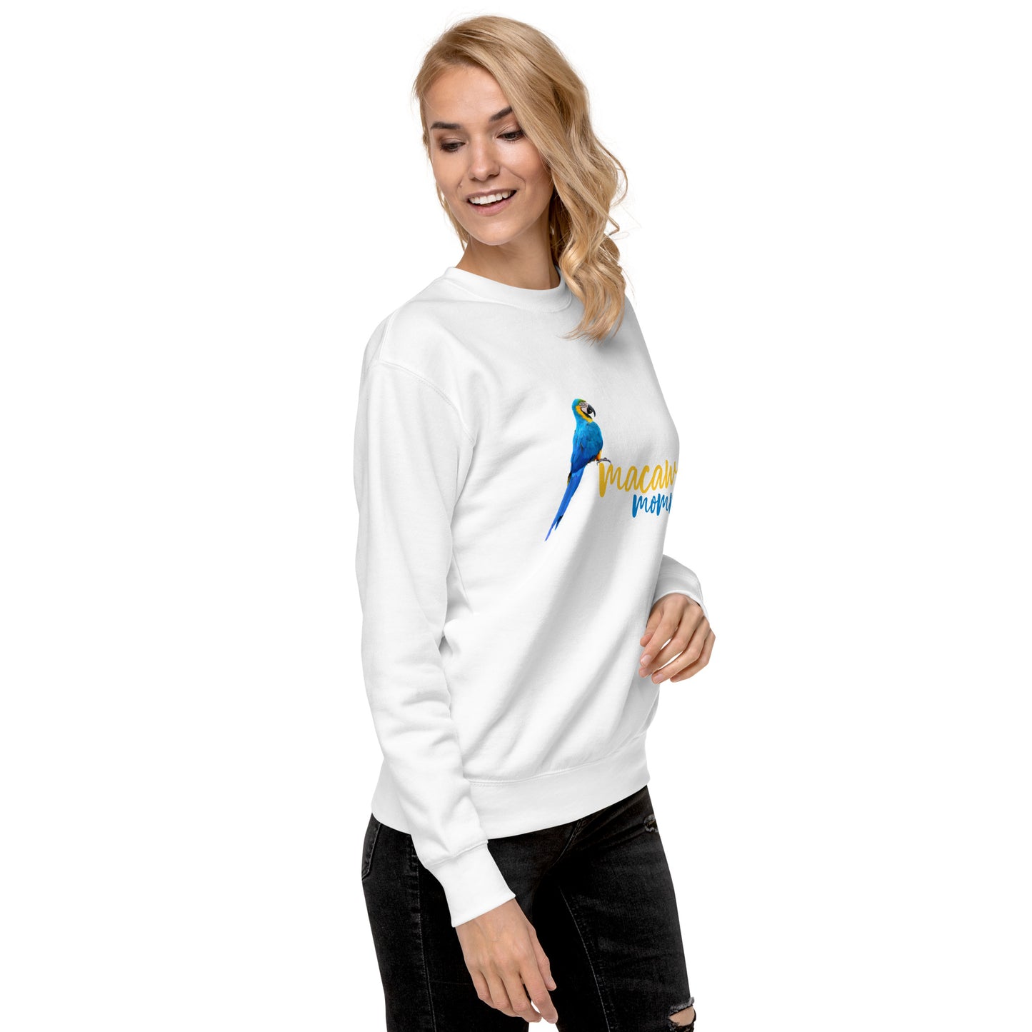 Macaw Momma Unisex Premium Sweatshirt