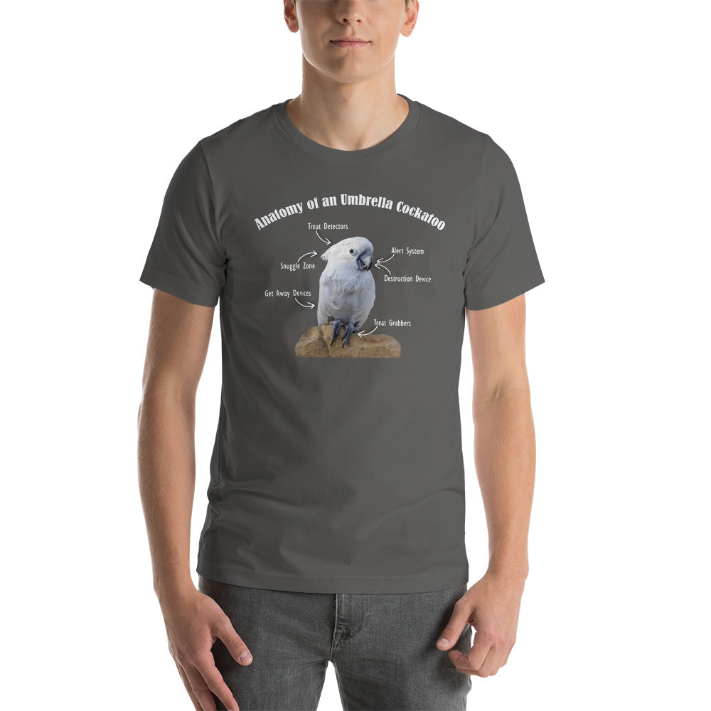Anatomy of an Umbrella Cockatoo - Short Sleeve Tee