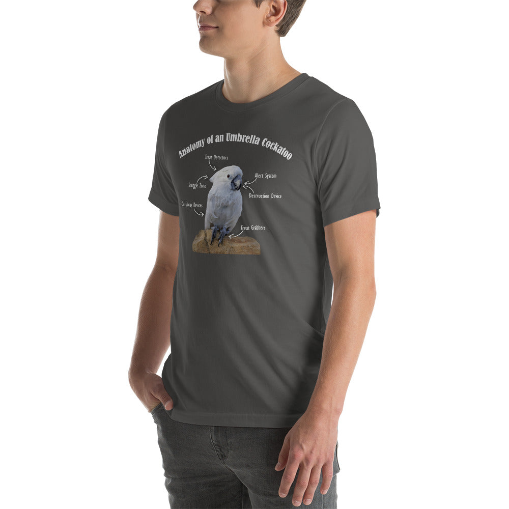 Anatomy of an Umbrella Cockatoo - Short Sleeve Tee