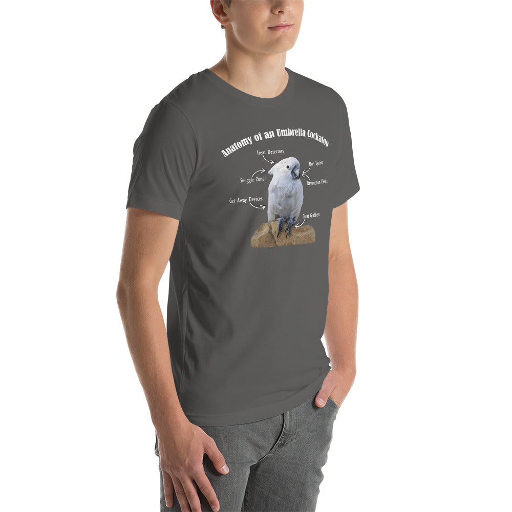 Anatomy of an Umbrella Cockatoo - Short Sleeve Tee