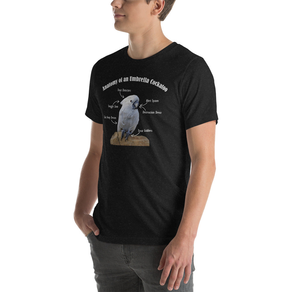 Anatomy of an Umbrella Cockatoo - Short Sleeve Tee