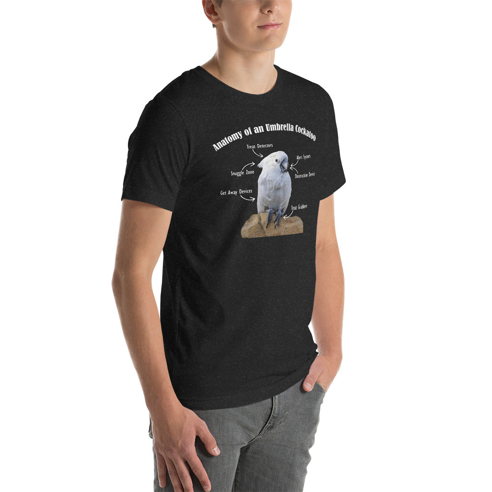 Anatomy of an Umbrella Cockatoo - Short Sleeve Tee