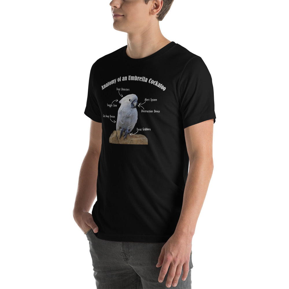 Anatomy of an Umbrella Cockatoo - Short Sleeve Tee