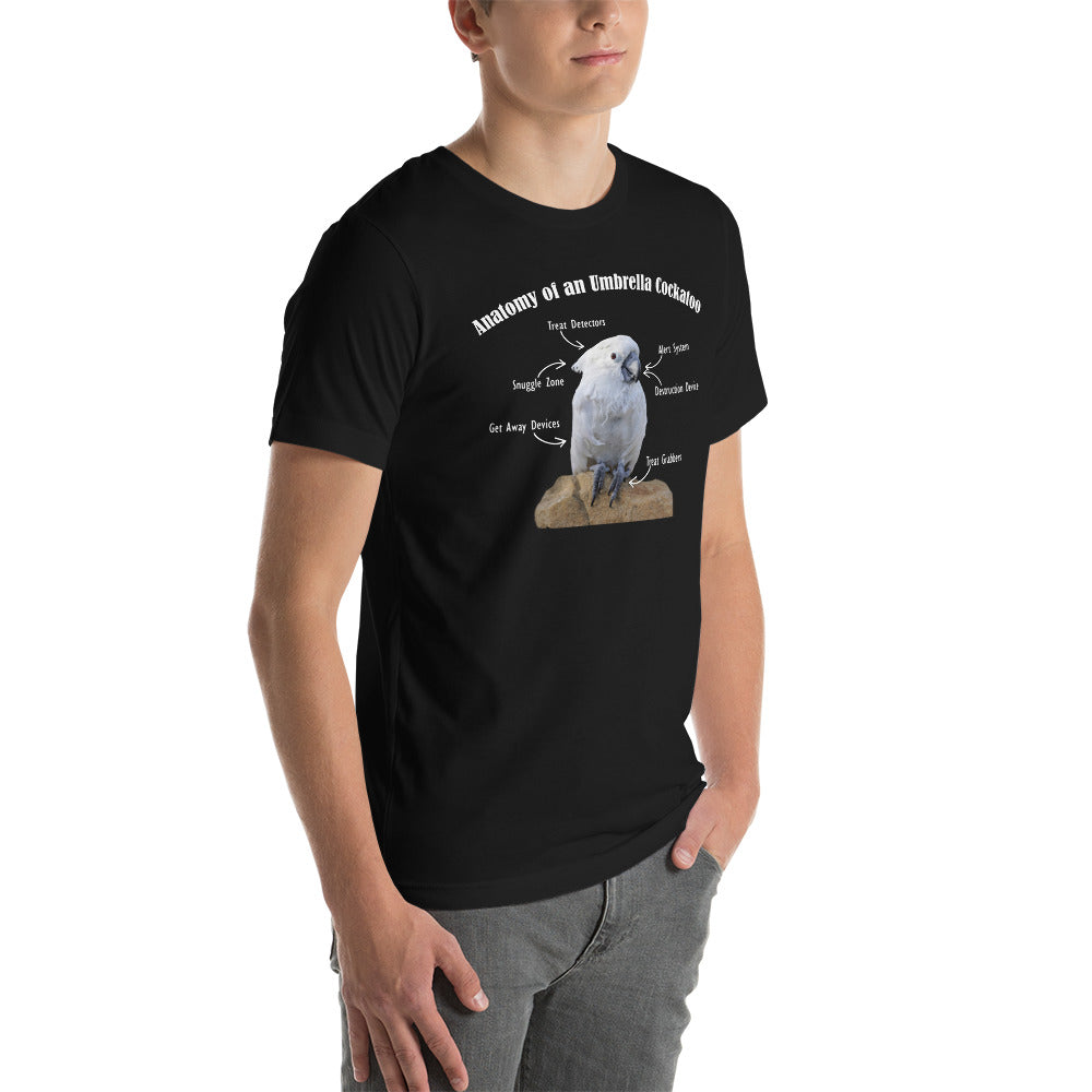 Anatomy of an Umbrella Cockatoo - Short Sleeve Tee