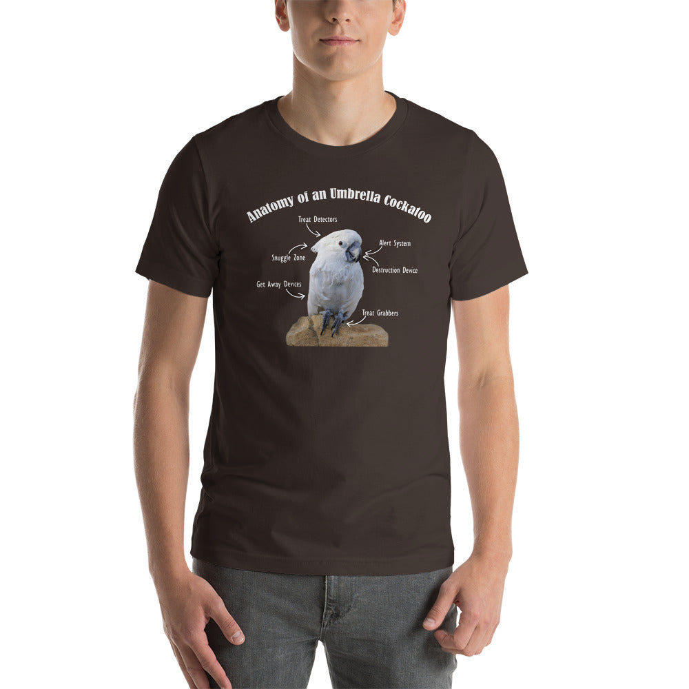 Anatomy of an Umbrella Cockatoo - Short Sleeve Tee