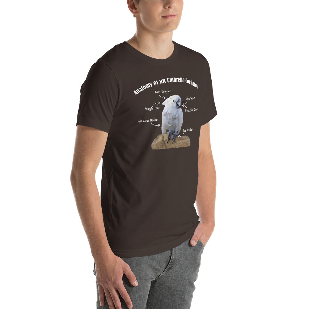 Anatomy of an Umbrella Cockatoo - Short Sleeve Tee