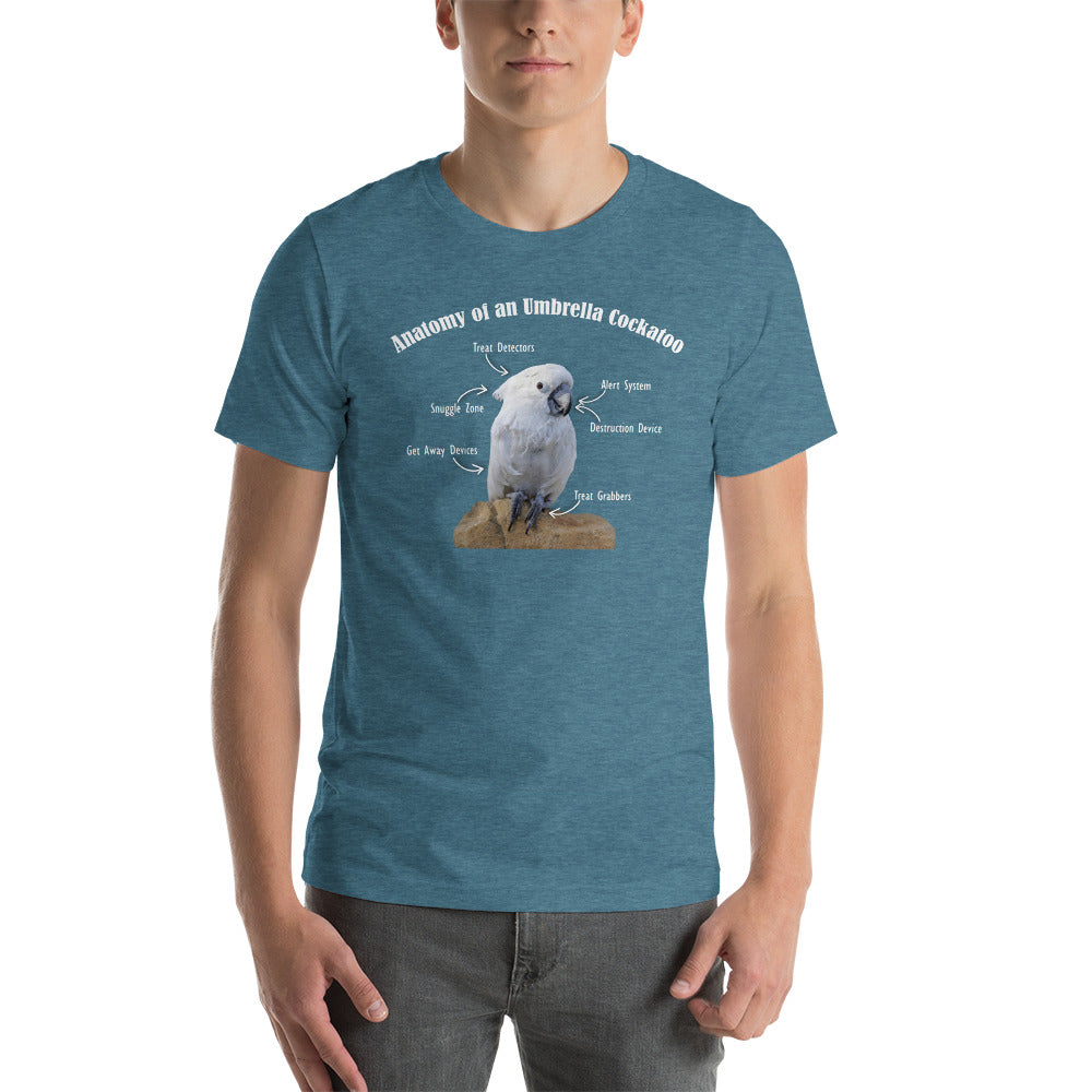 Anatomy of an Umbrella Cockatoo - Short Sleeve Tee