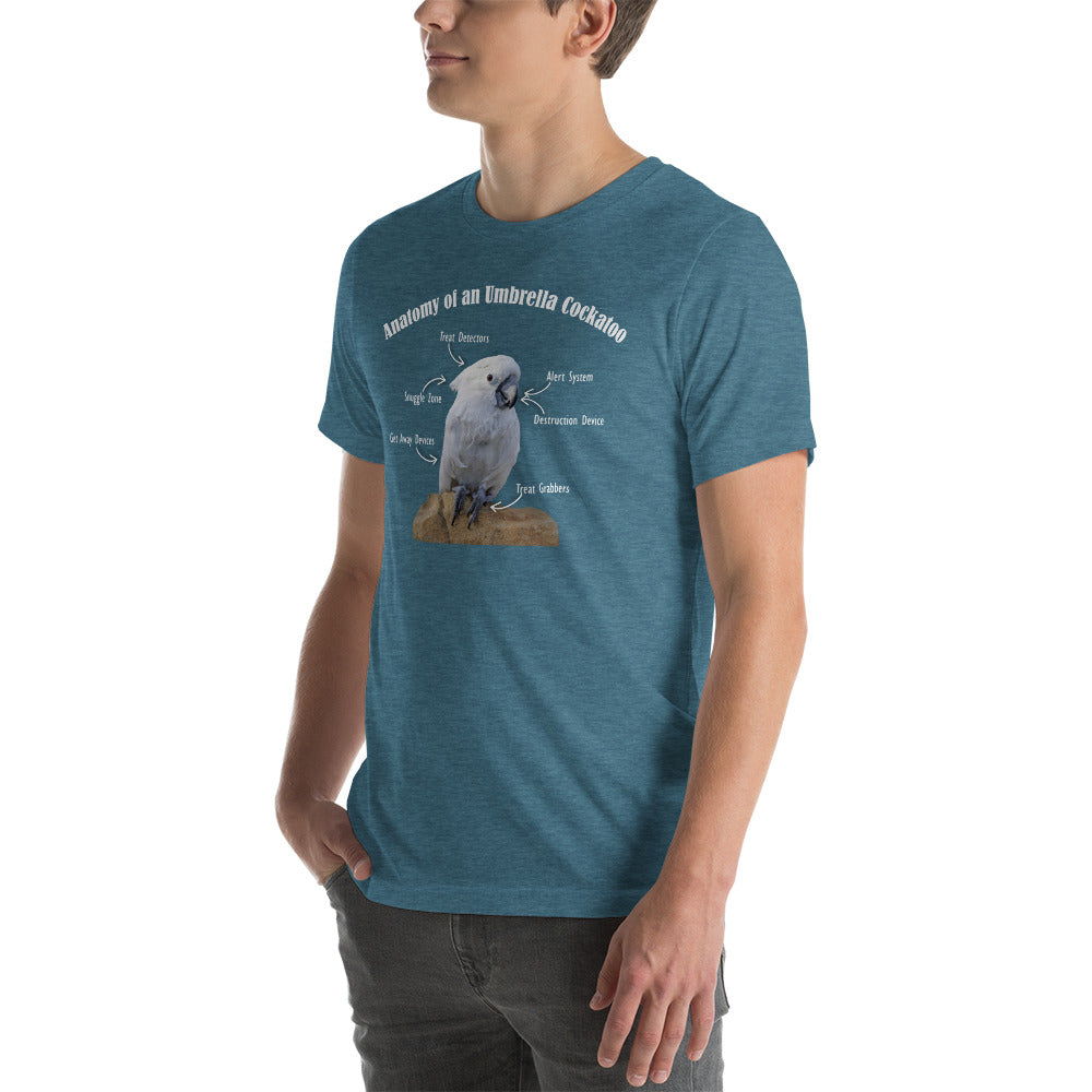 Anatomy of an Umbrella Cockatoo - Short Sleeve Tee