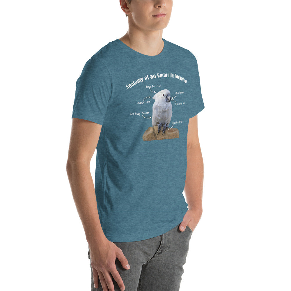 Anatomy of an Umbrella Cockatoo - Short Sleeve Tee