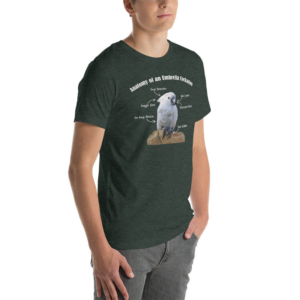 Anatomy of an Umbrella Cockatoo - Short Sleeve Tee