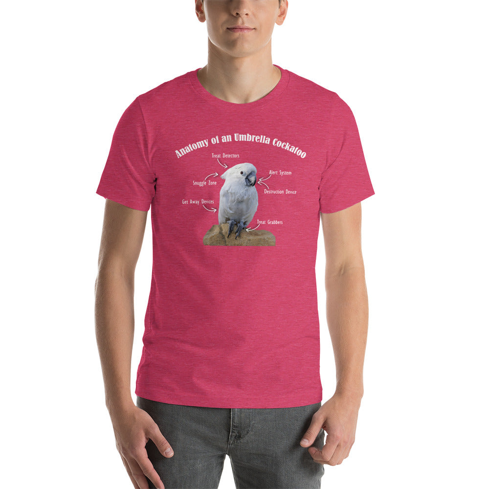 Anatomy of an Umbrella Cockatoo - Short Sleeve Tee