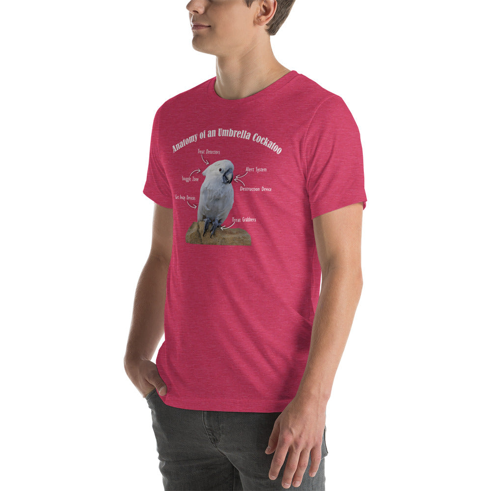 Anatomy of an Umbrella Cockatoo - Short Sleeve Tee