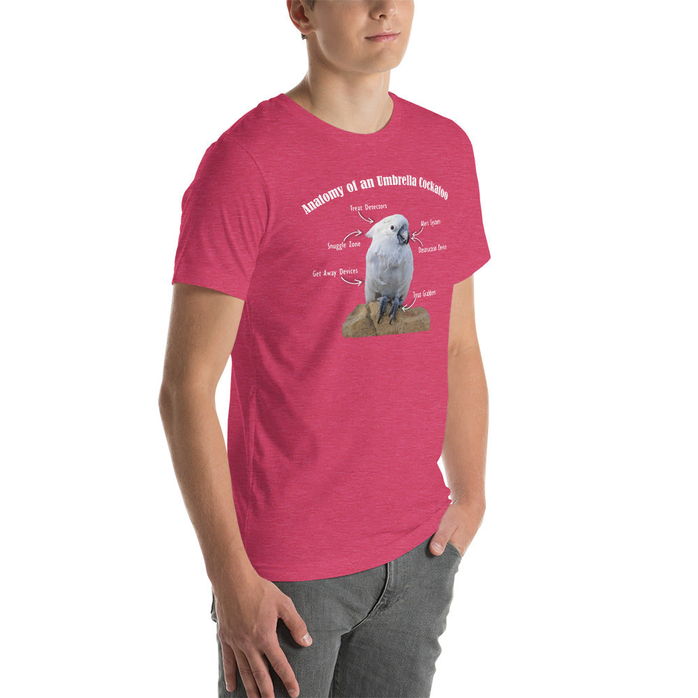 Anatomy of an Umbrella Cockatoo - Short Sleeve Tee