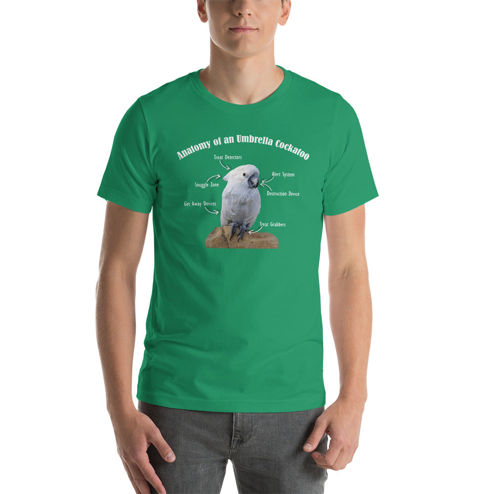 Anatomy of an Umbrella Cockatoo - Short Sleeve Tee
