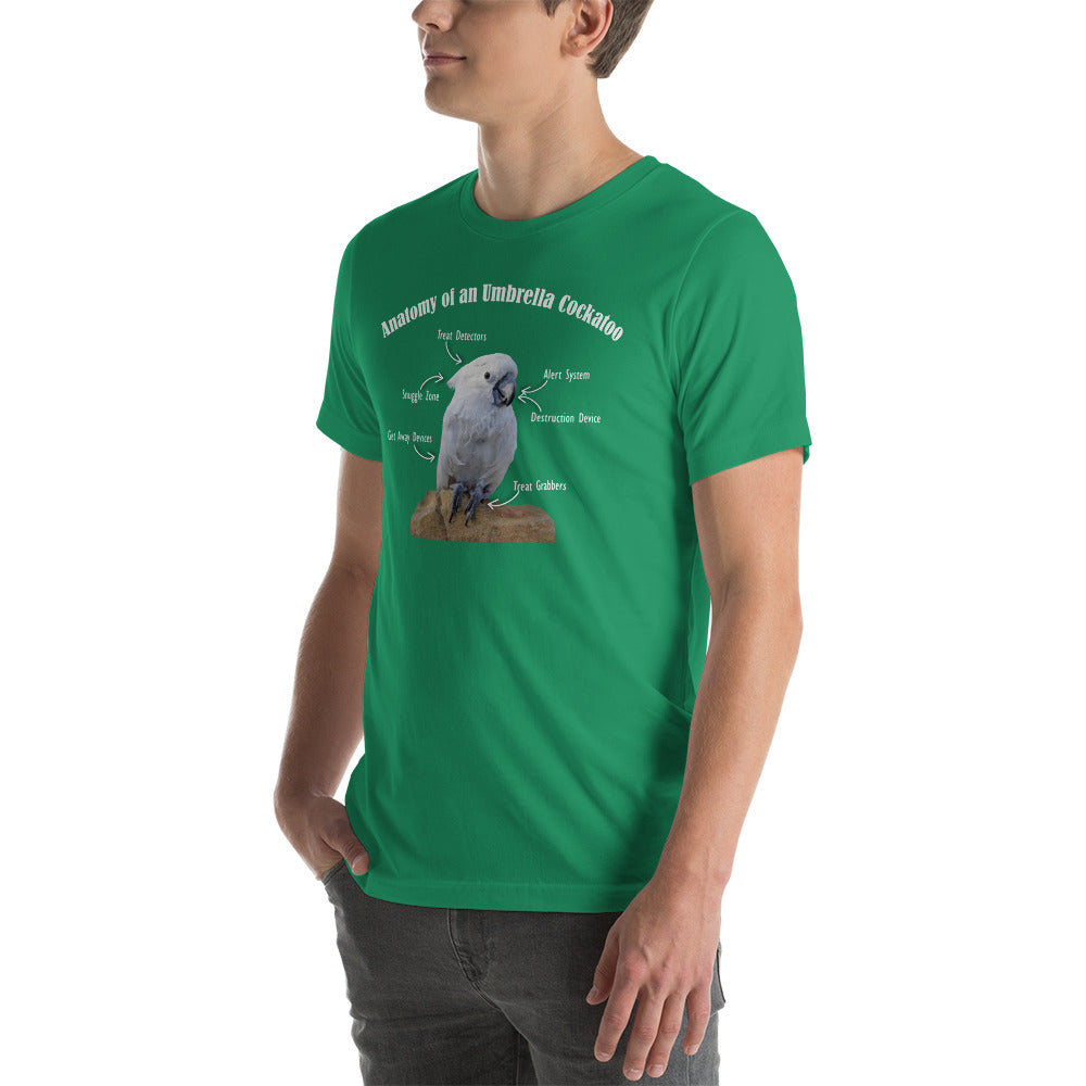 Anatomy of an Umbrella Cockatoo - Short Sleeve Tee