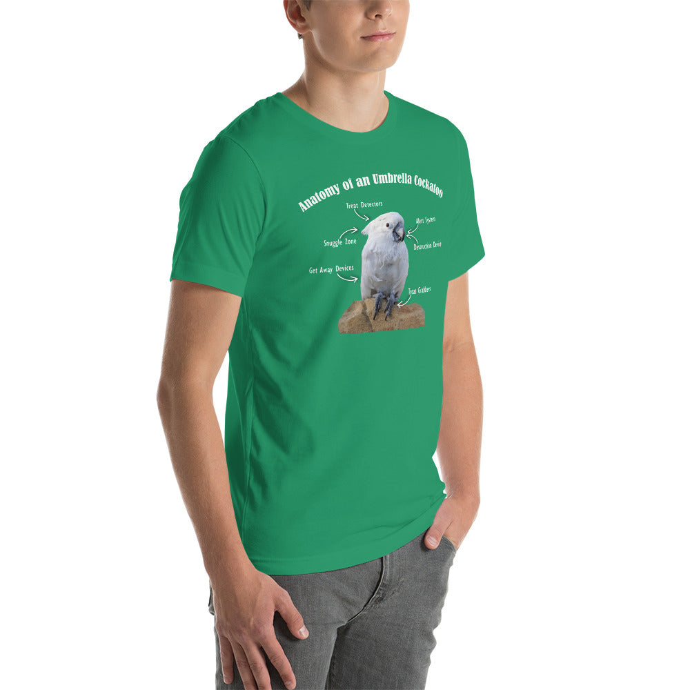 Anatomy of an Umbrella Cockatoo - Short Sleeve Tee