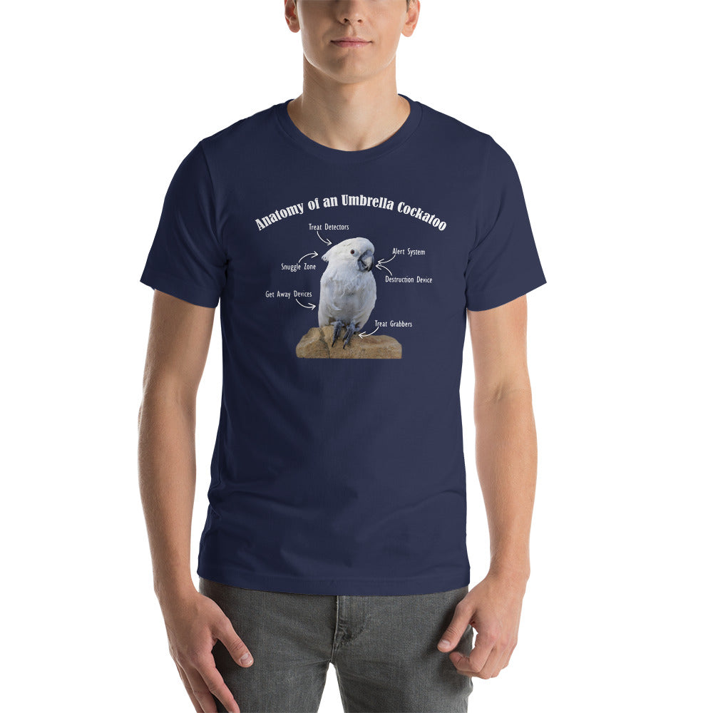 Anatomy of an Umbrella Cockatoo - Short Sleeve Tee