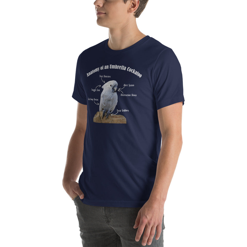 Anatomy of an Umbrella Cockatoo - Short Sleeve Tee