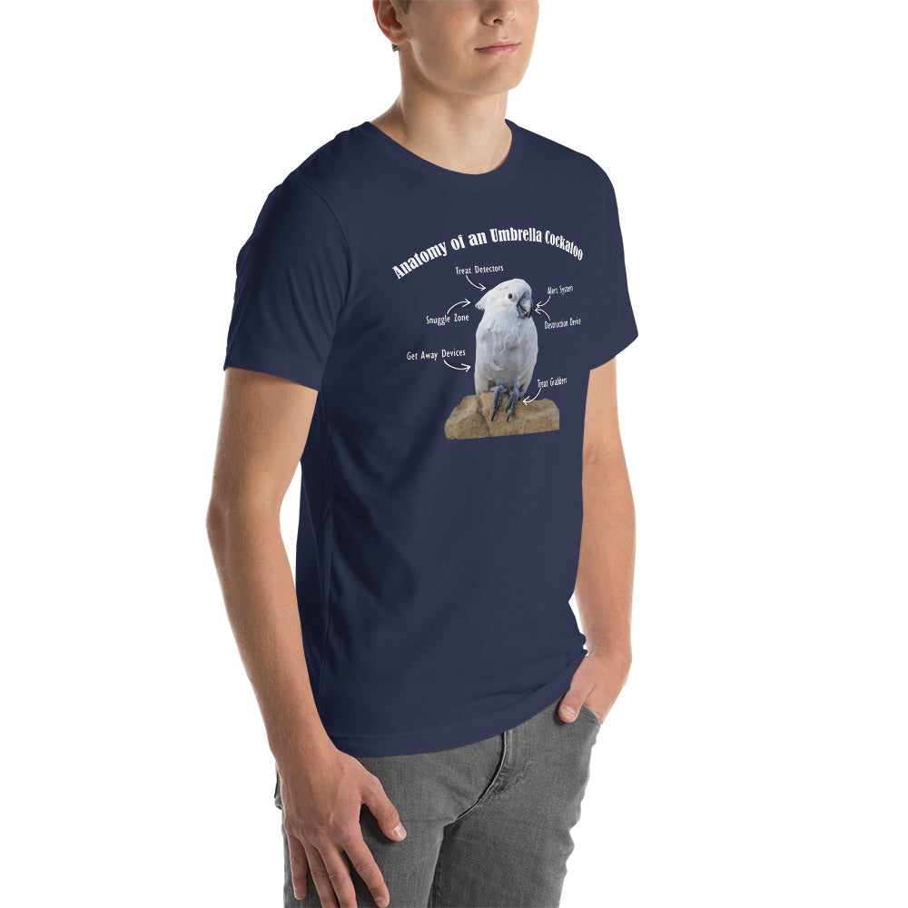 Anatomy of an Umbrella Cockatoo - Short Sleeve Tee