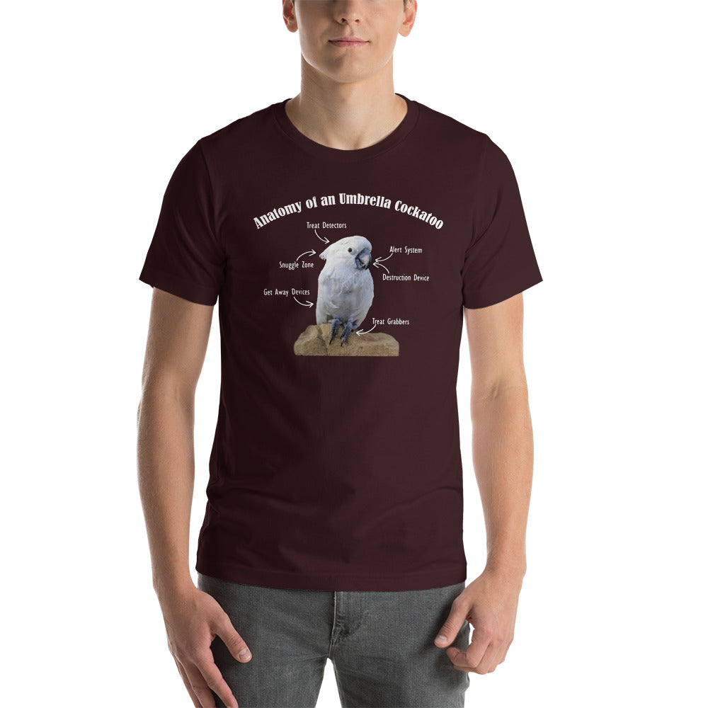 Anatomy of an Umbrella Cockatoo - Short Sleeve Tee
