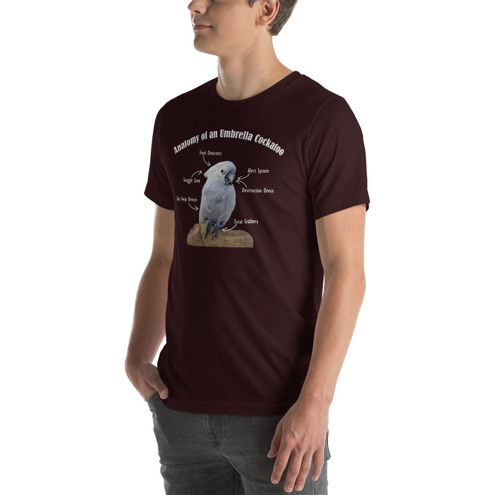 Anatomy of an Umbrella Cockatoo - Short Sleeve Tee