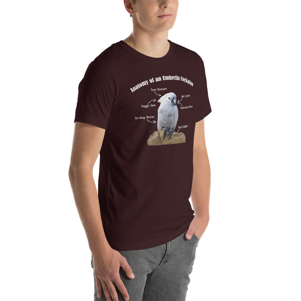 Anatomy of an Umbrella Cockatoo - Short Sleeve Tee