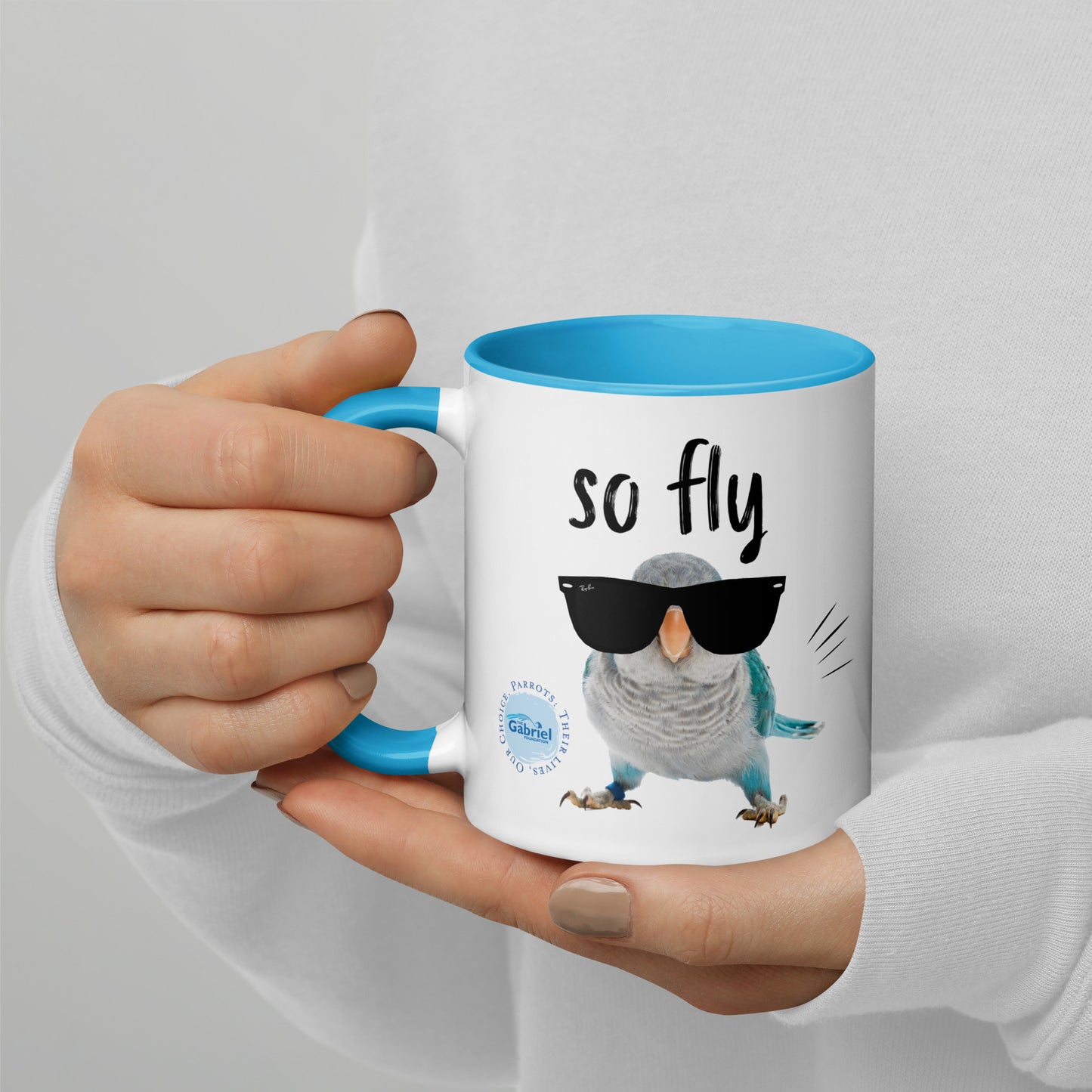 So Fly Mug with Color Inside
