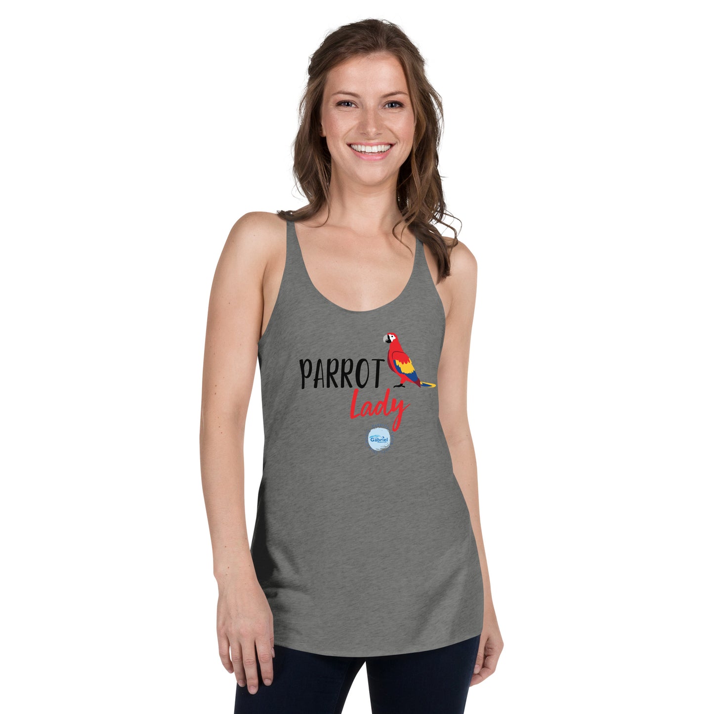 Parrot Lady Women's Racerback Tank