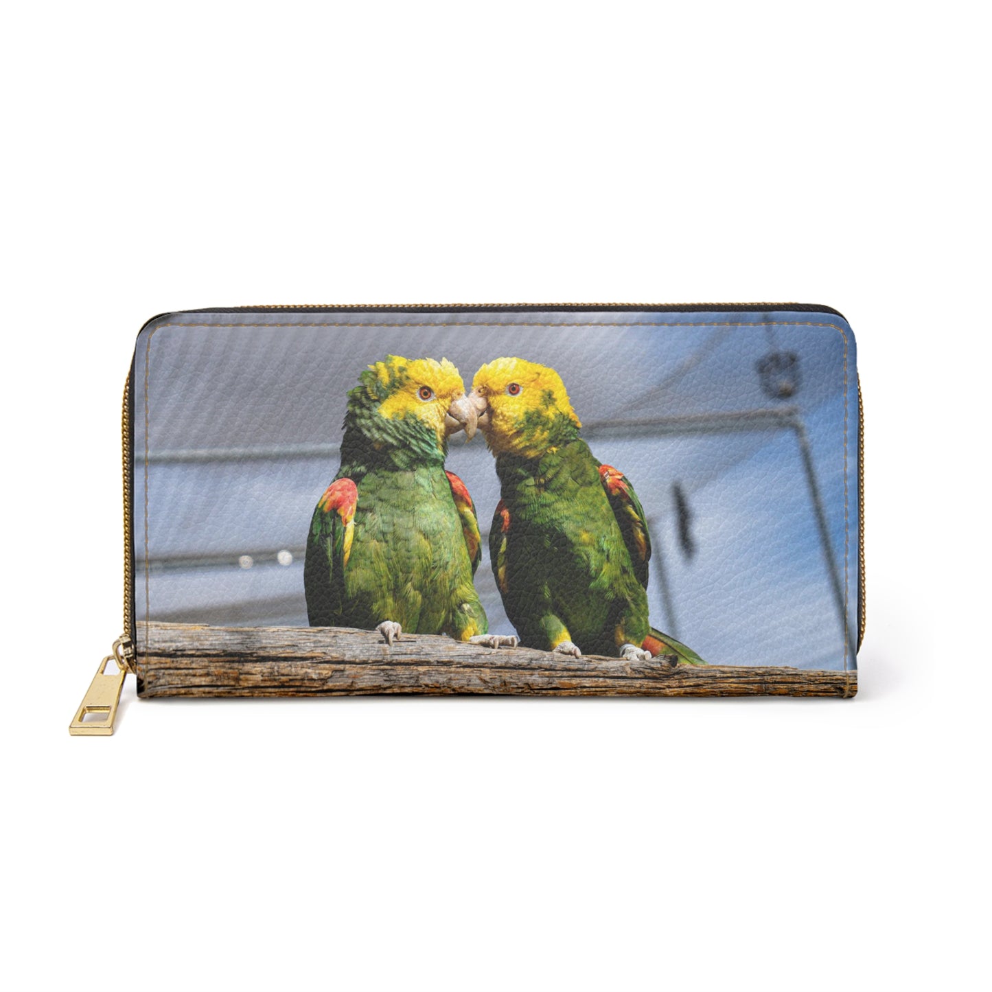 Amazon Parrot Zipper Wallet