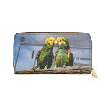 Amazon Parrot Zipper Wallet