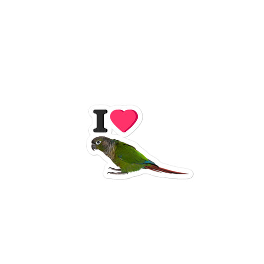 I Love Conures Sticker