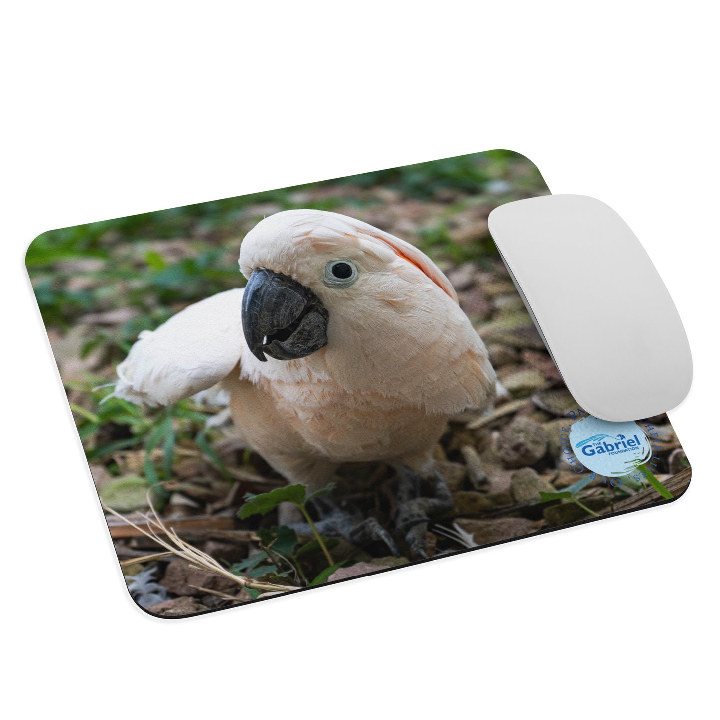 Moluccan Cockatoo Mouse pad