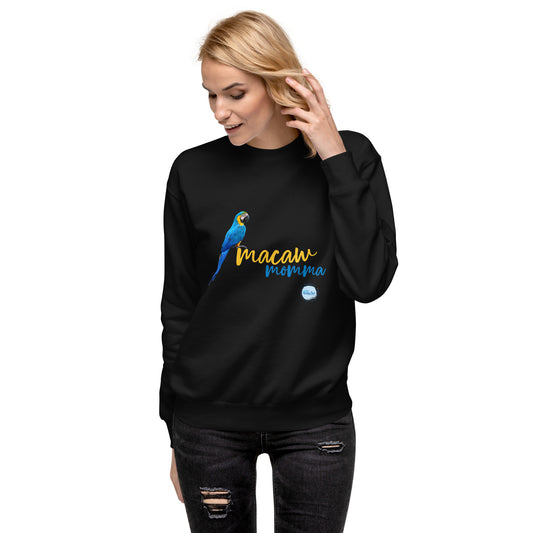 Macaw Momma Unisex Premium Sweatshirt