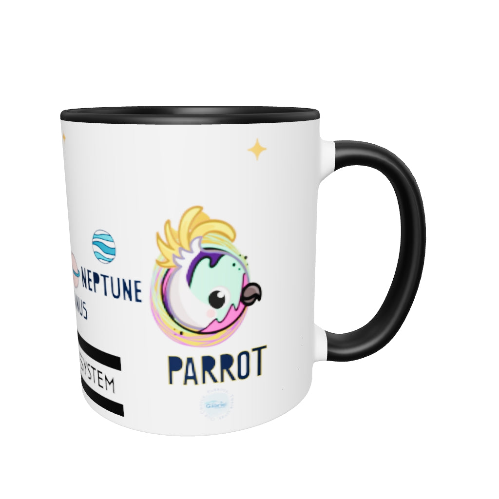Planet Parrot - Mug with Color Inside