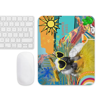 Summer Vibes Cockatoo Mouse Pad