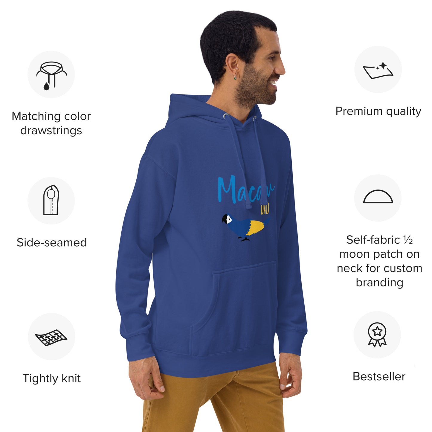 Macaw Dad Hoodie