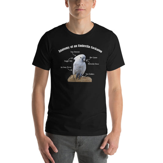 Anatomy of an Umbrella Cockatoo - Short Sleeve Tee