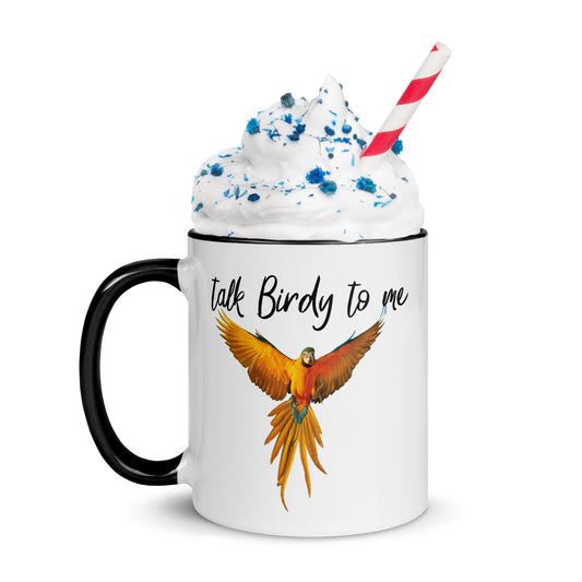 Talk Birdy to Me Mug with Color Inside